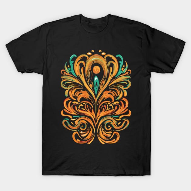 Floral Harmony T-Shirt by ShavinduR